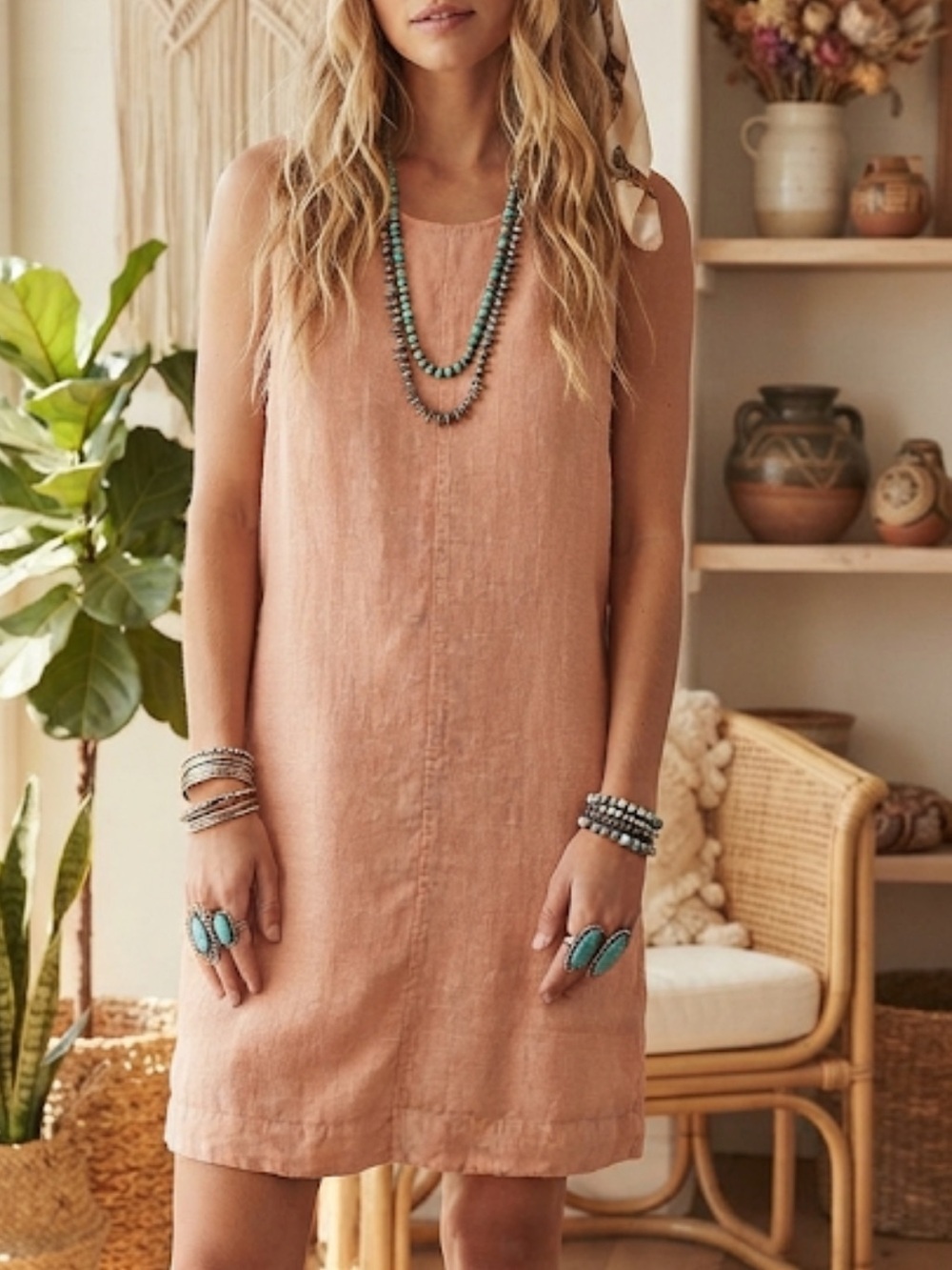 J.Crew Maxine Linen Button-Back Dress Sz S - Women’s